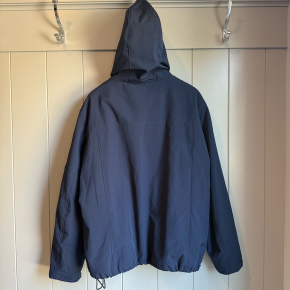 Mens Calvin Klein Winter Coat Snow Hooded  Faux Sherpa Lined Jacket XXL Navy - Picture 4 of 15